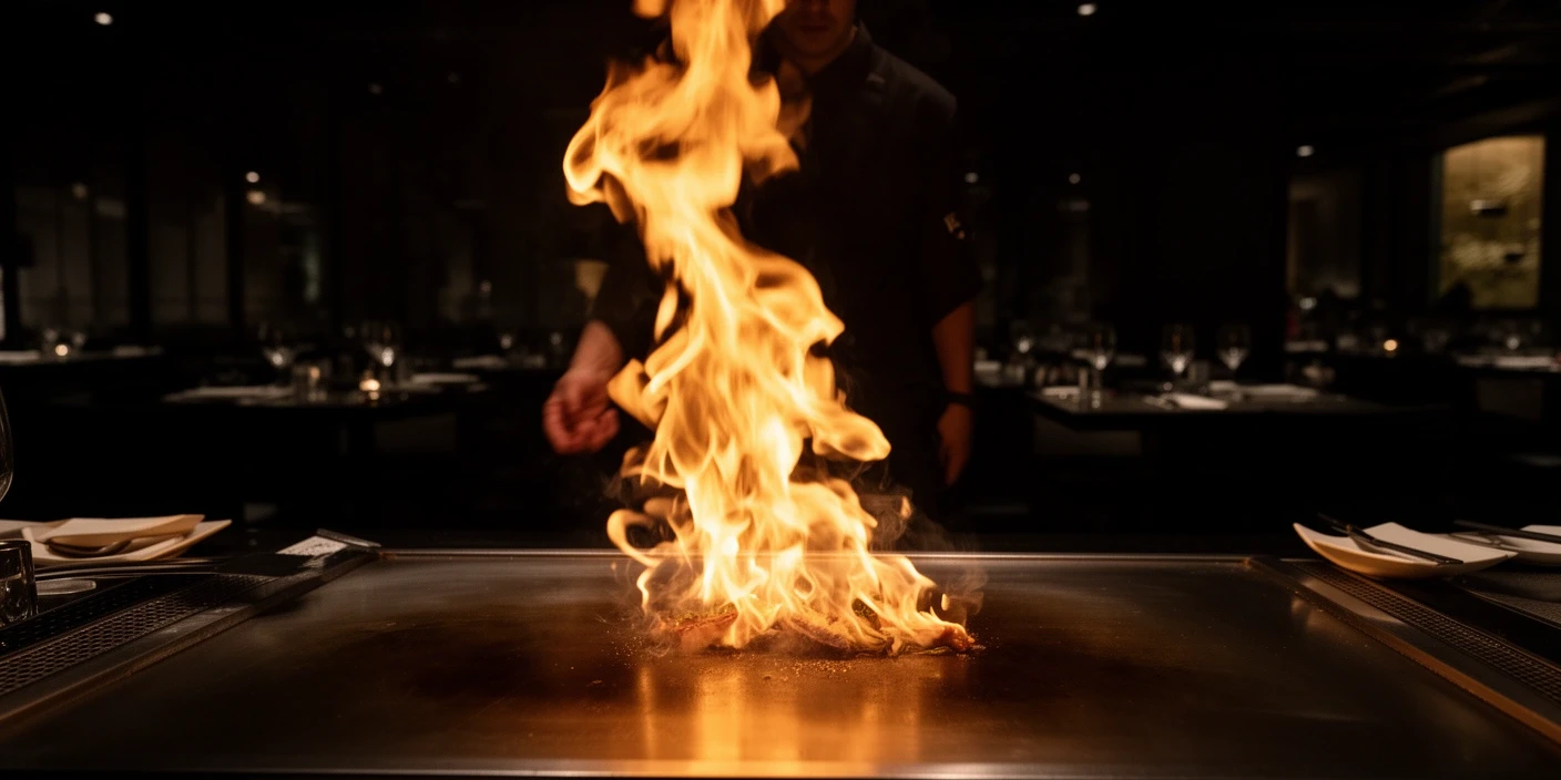 鉄板の炎